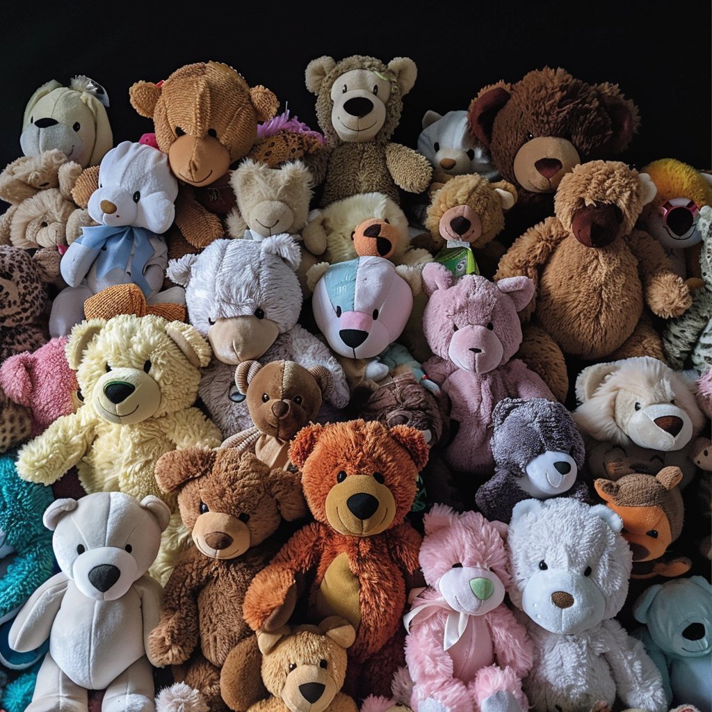 Places orders to get stuffed animals