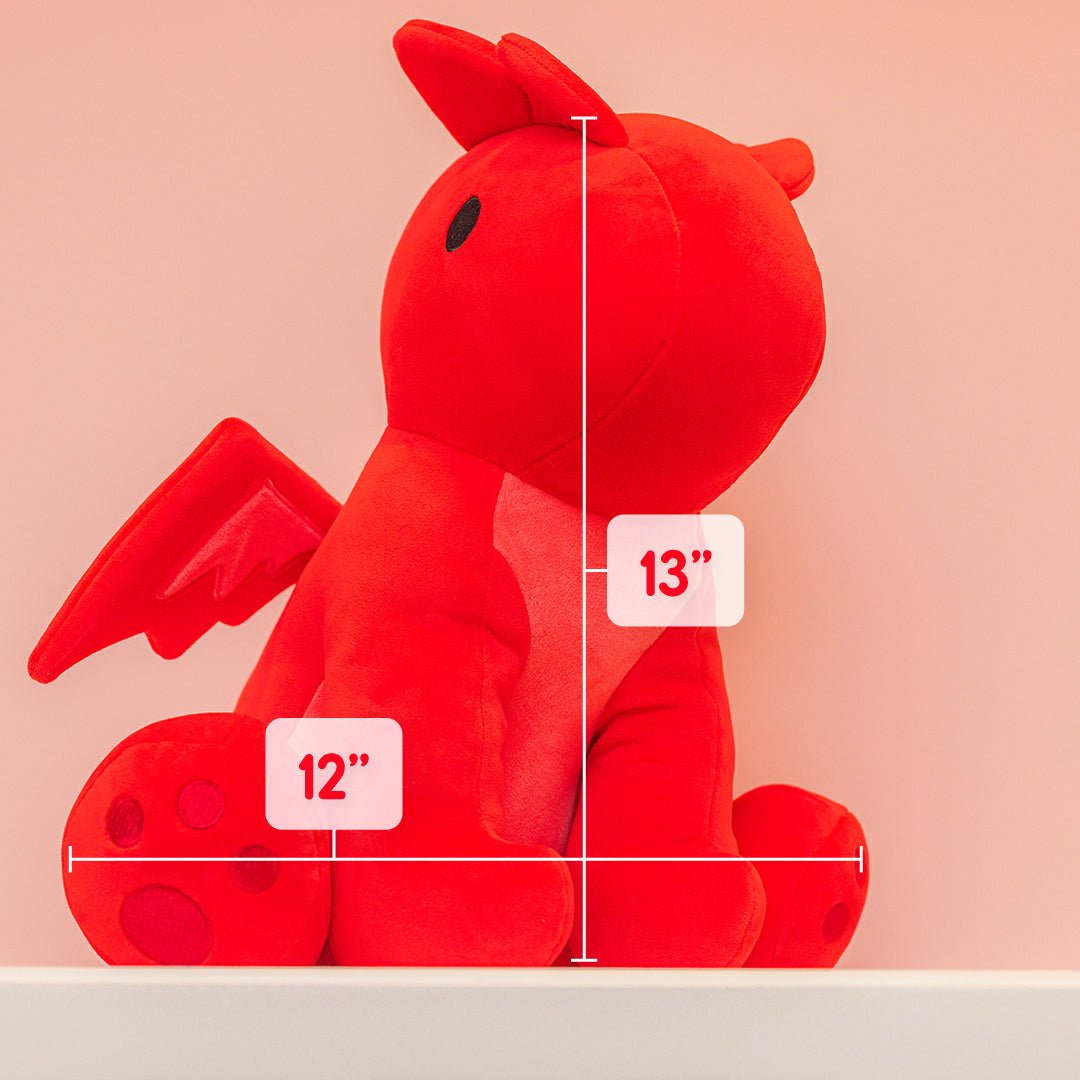 Red Dragon Plush Toy - Snuggie Buggies